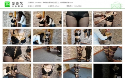 一绳所爱_喵喵被女绳师绑在柱子上百般折磨